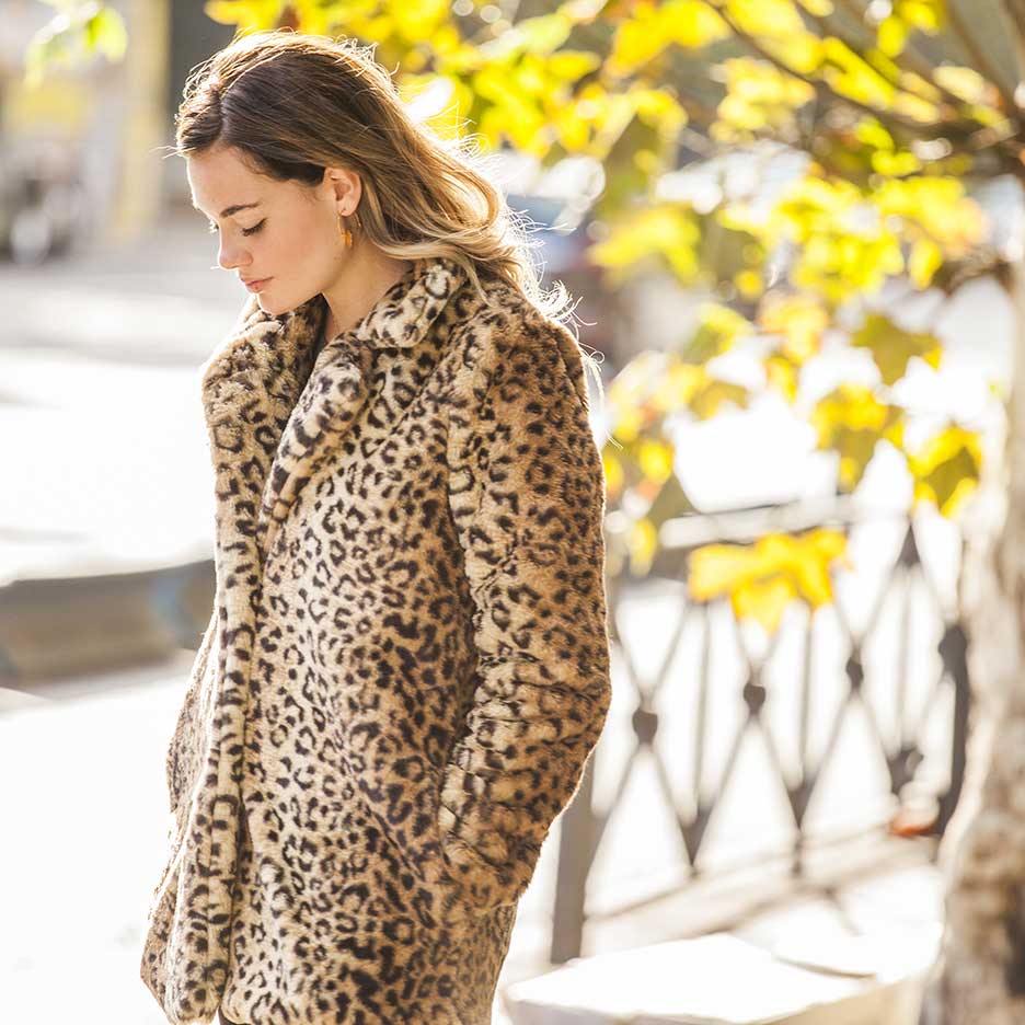 abrigo leopardo