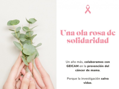 H&C se suma a la ola rosa solidaria en el Día de la Lucha contra el Cáncer 